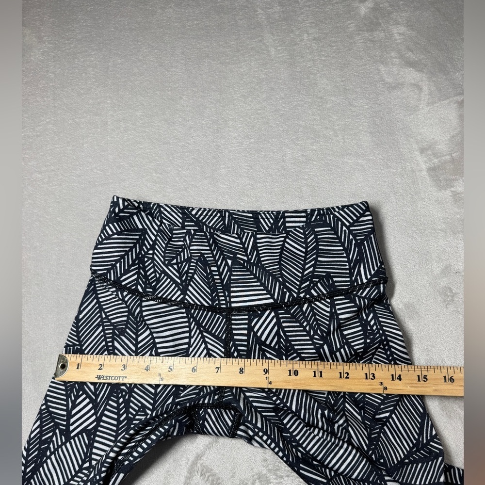 Lululemon Wunder Under Pant *Full-On Luxtreme Pretty Palm Black Angel Wing 4 - Picture 6 of 16